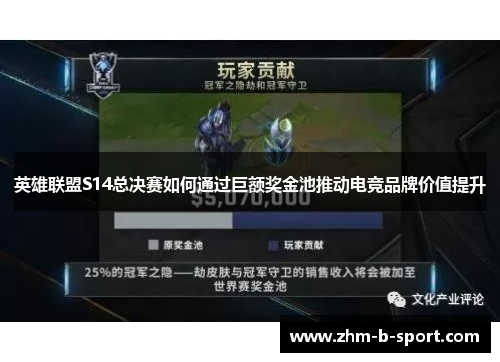 英雄联盟S14总决赛如何通过巨额奖金池推动电竞品牌价值提升