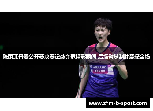 陈雨菲丹麦公开赛决赛逆袭夺冠精彩瞬间 后场劈杀制胜震撼全场 陈雨菲丹麦公开赛决赛逆袭夺冠精彩瞬间 后场劈杀制胜震撼全场